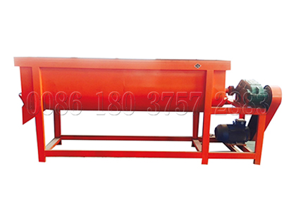 Powdery mixer for organic fertilizer making line