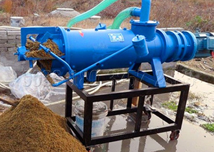 cow dung dewatering machine