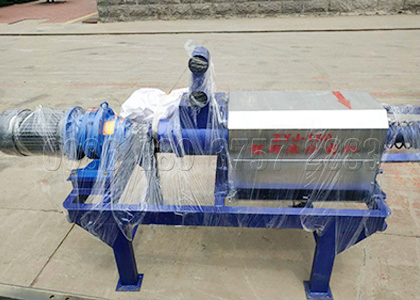 manure dewatering machine