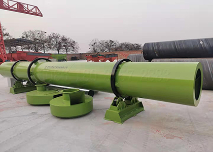 rotating drum fertilizer dryer machine