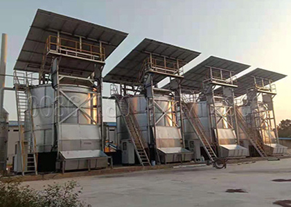 fermenter for organic manure fermentation